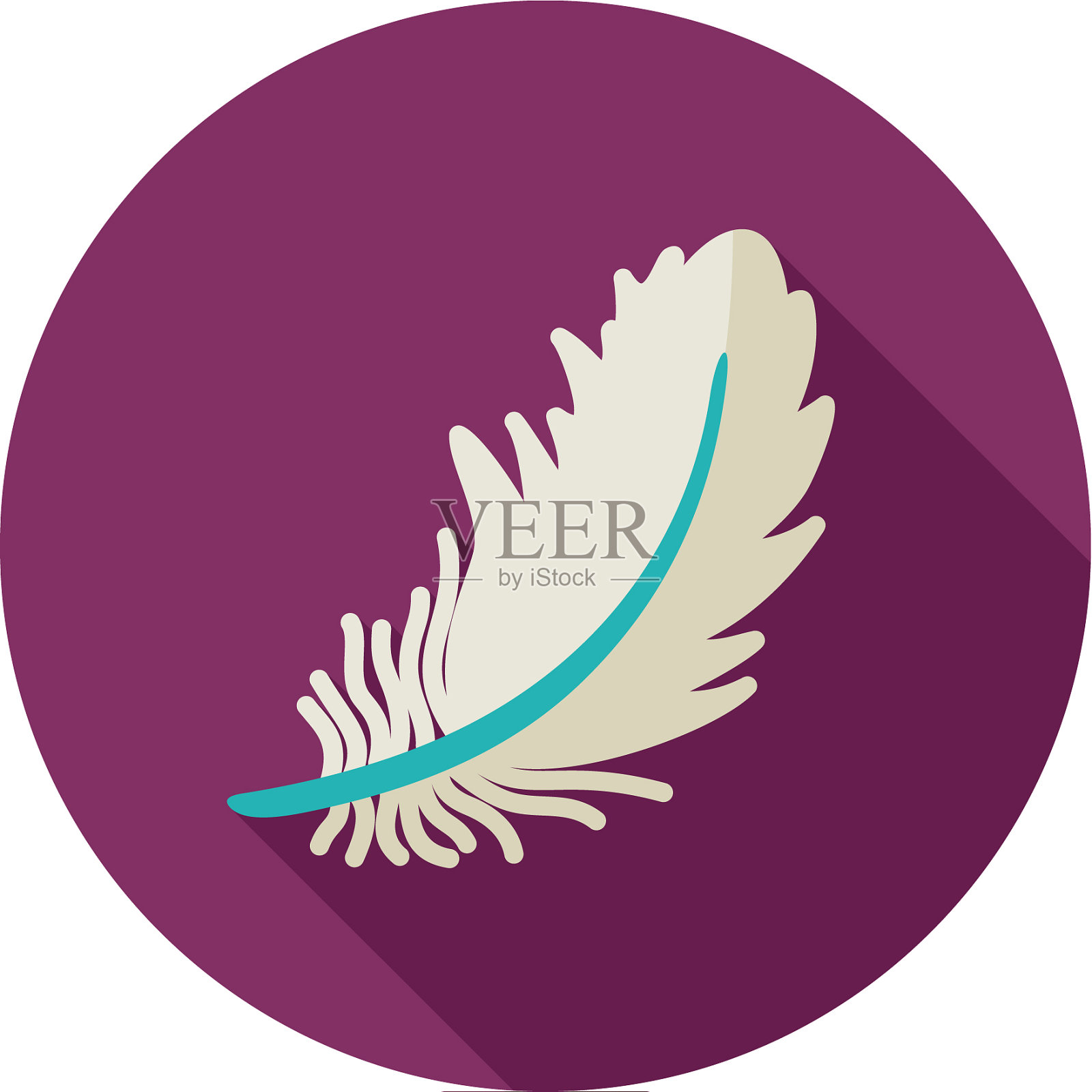 羽毛图标设计元素图片