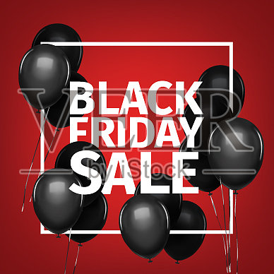 黑色星期五大甩卖金字假日购物设计元素图片