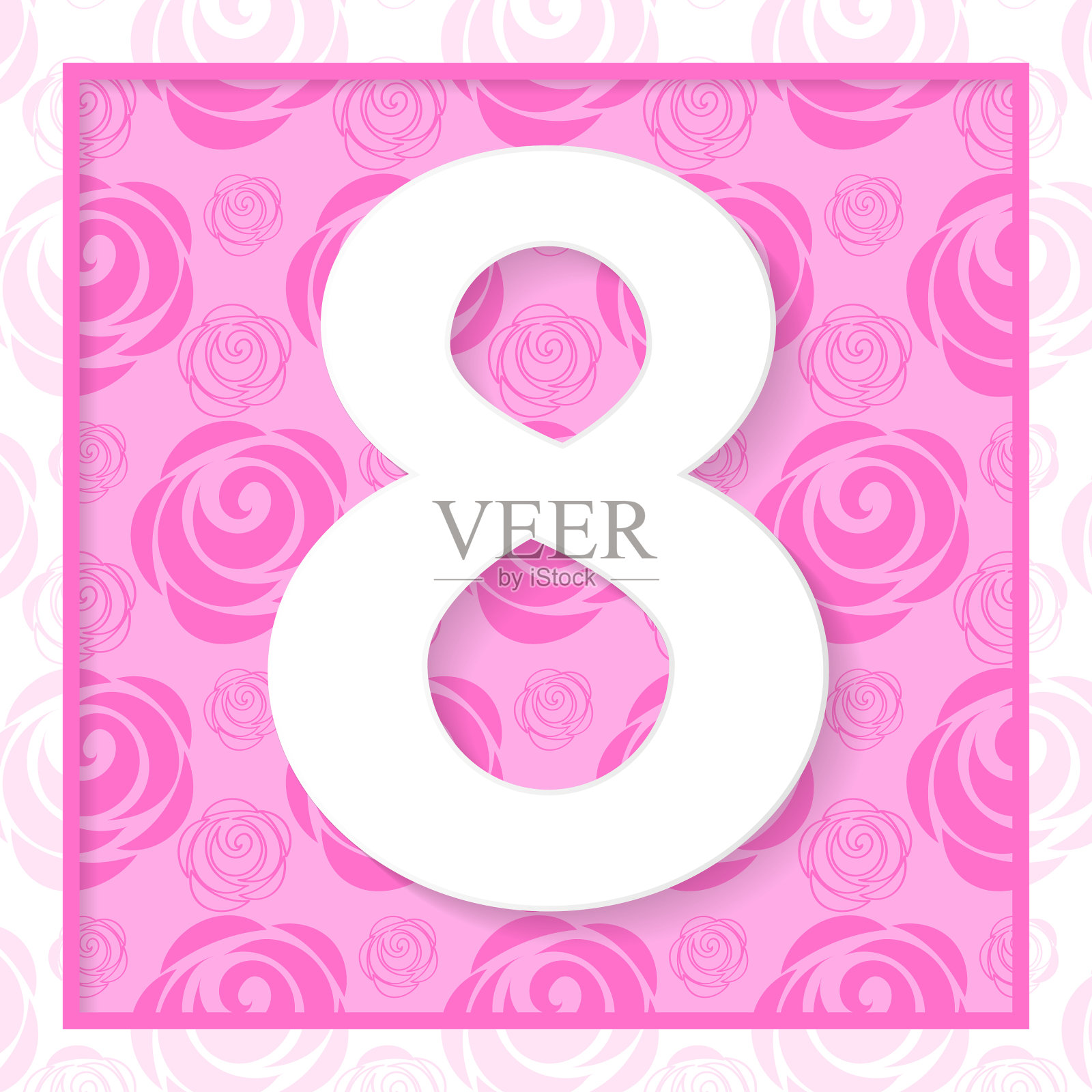 3月8日妇女节节日背景快乐插画图片素材