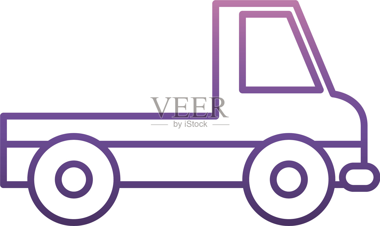 载重汽车图标设计元素图片