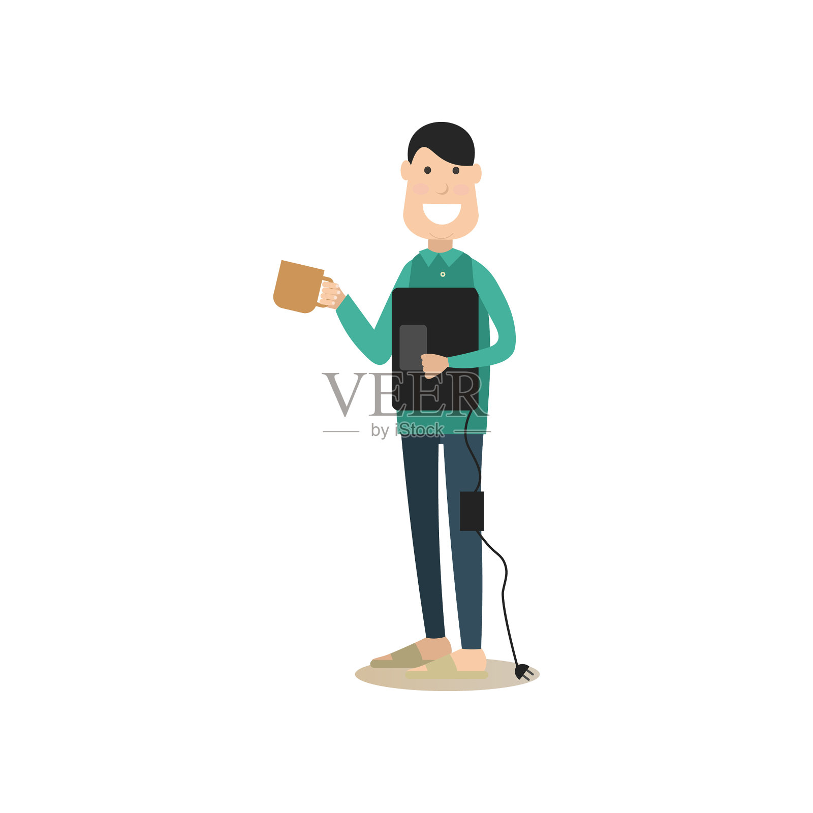 互联网人平设计元素图片