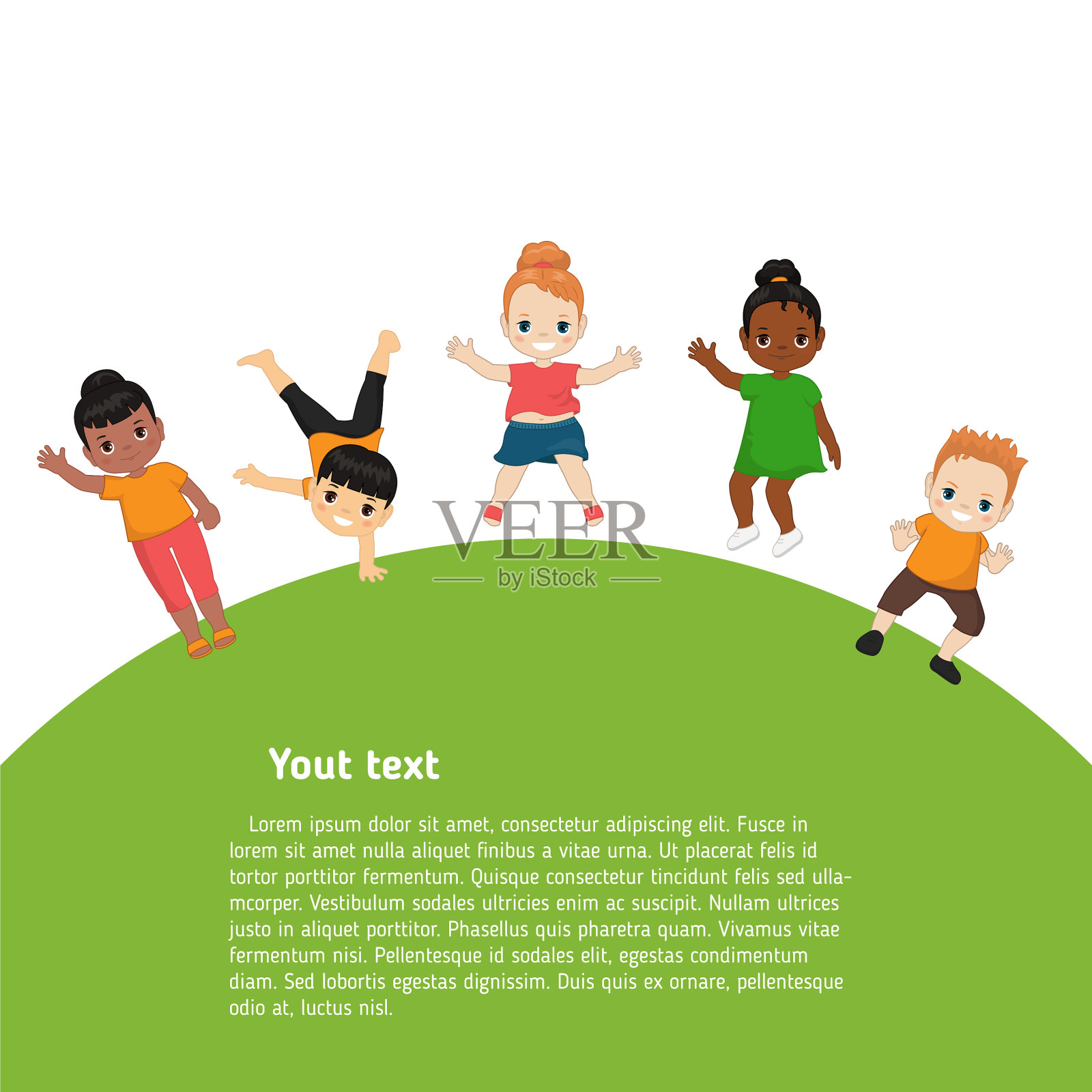 收藏快乐儿童收藏快乐插画图片素材