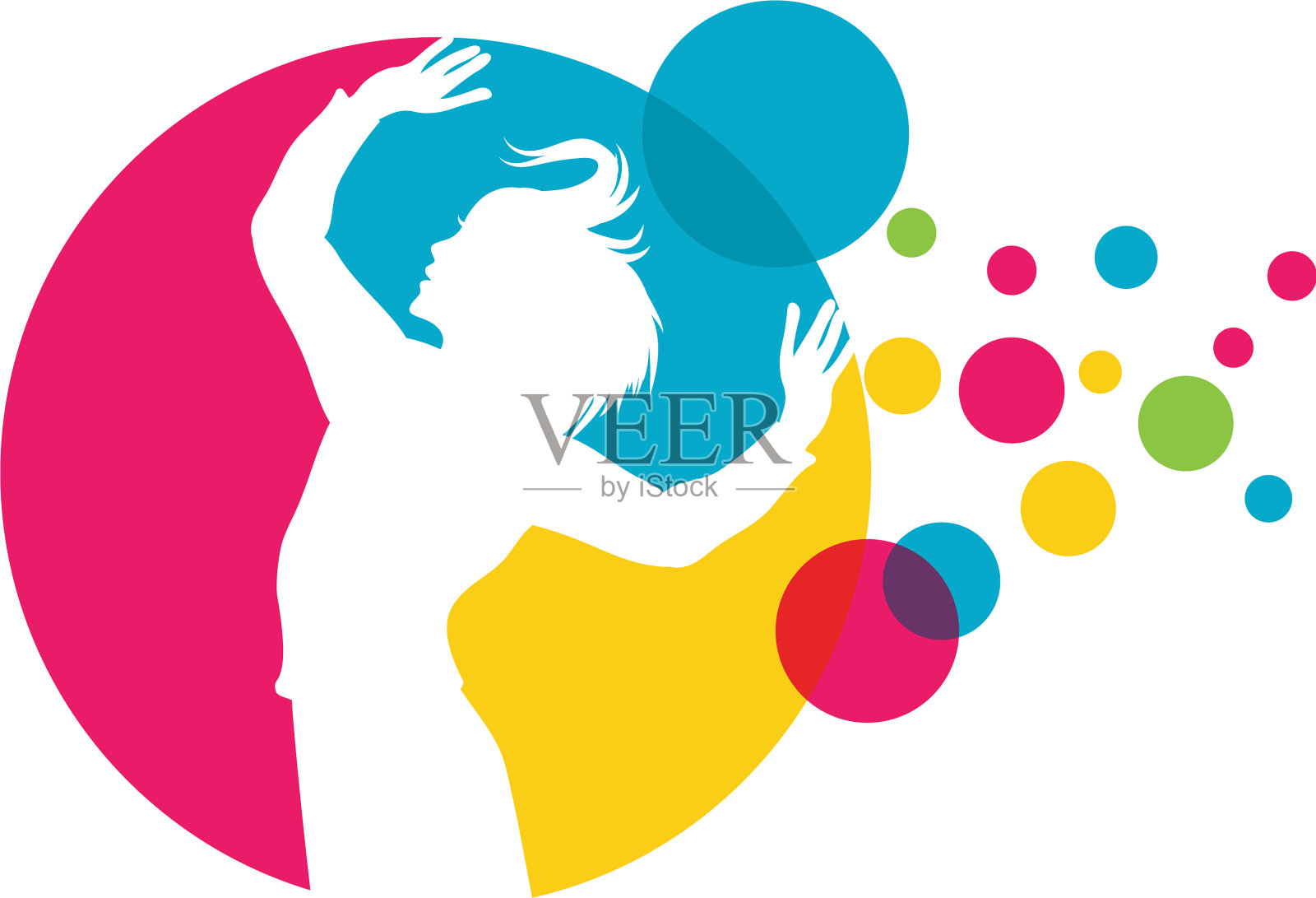 人物标志标志设计元素图片