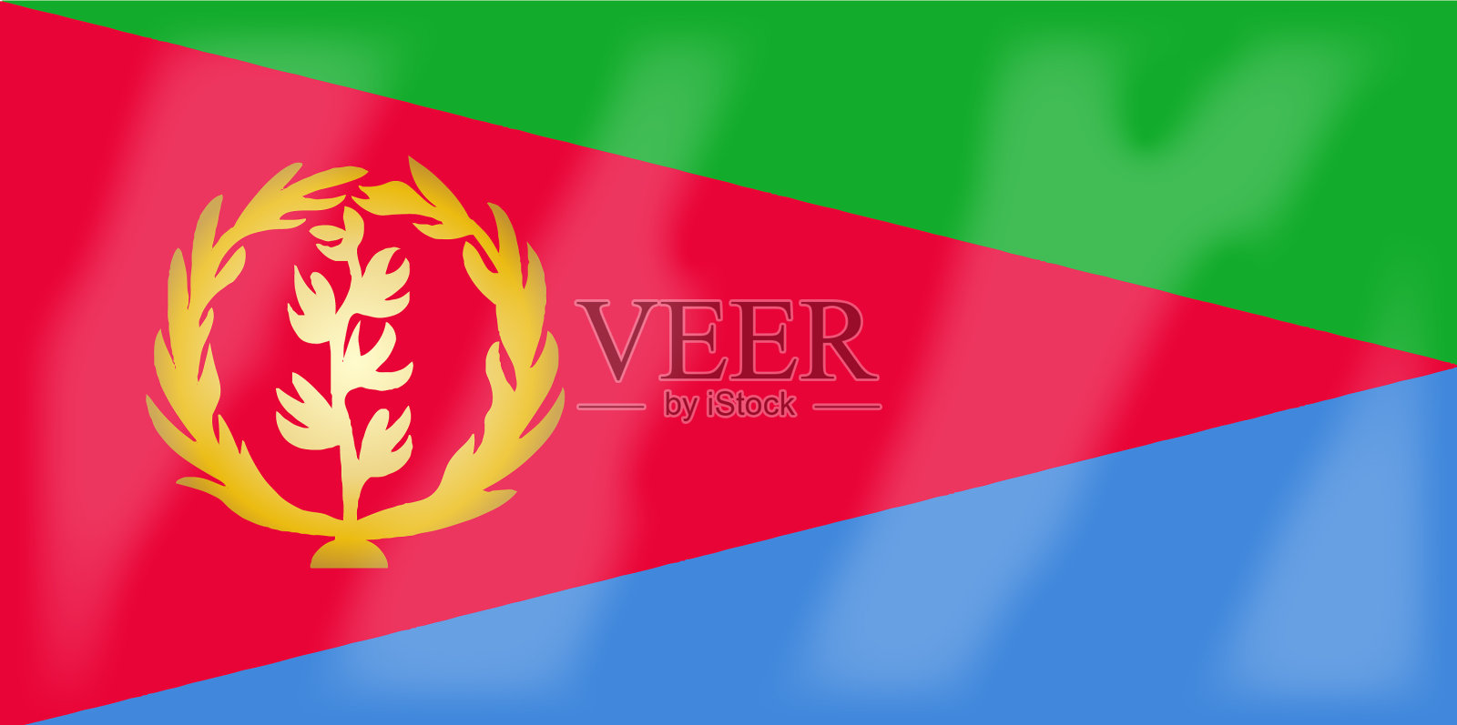 厄立特里亚国旗插画图片素材