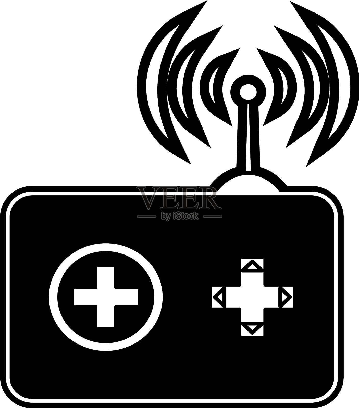 视频游戏控制器图标插画图片素材