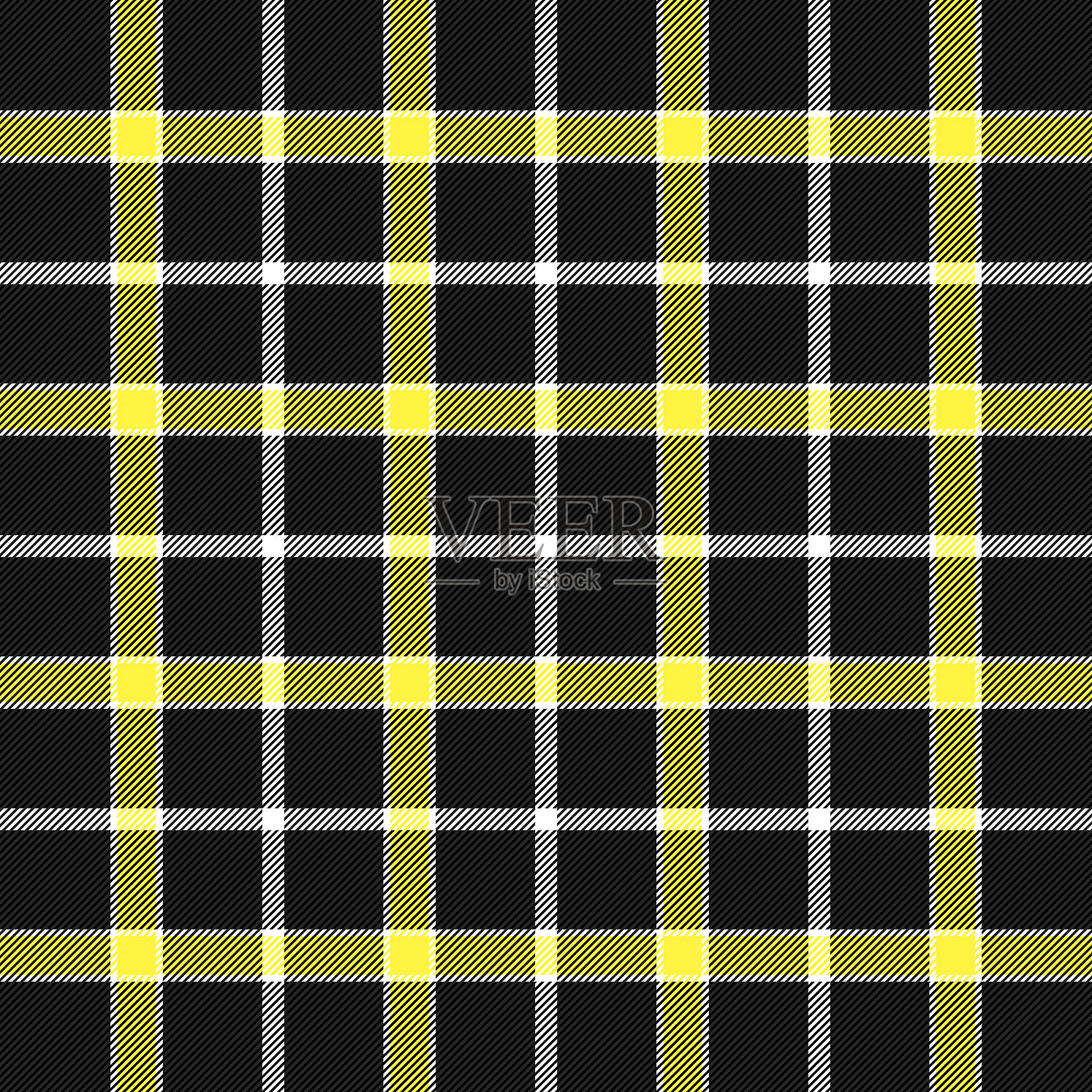 格子格子图案的苏格兰笼插画图片素材