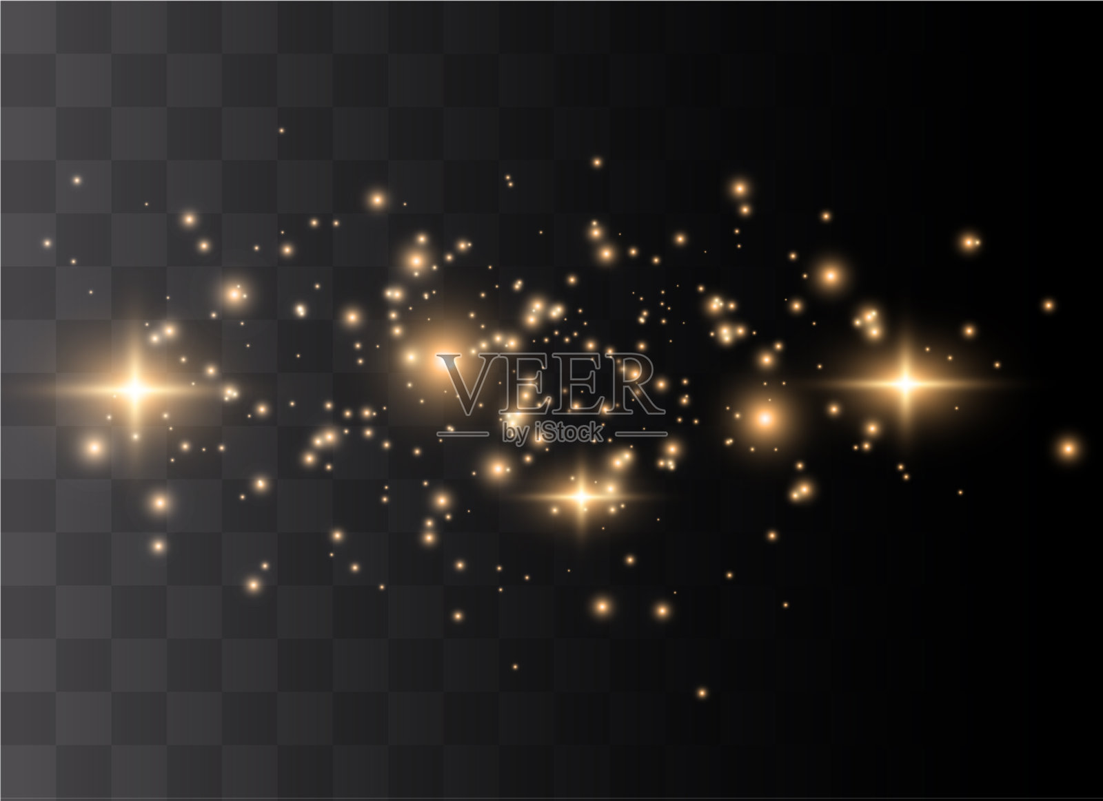 尘埃的火花插画图片素材