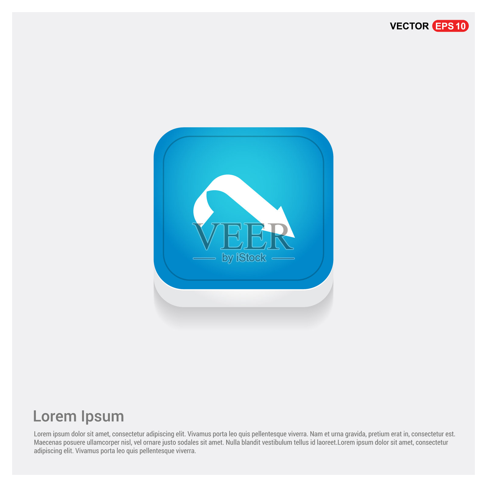 向下箭头图标插画图片素材