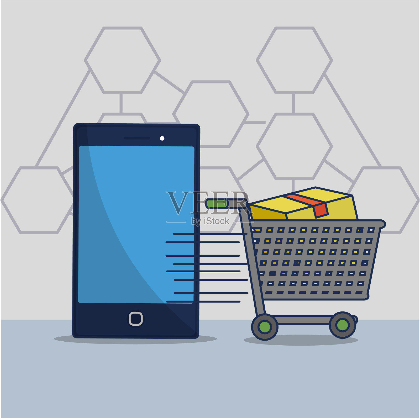 fintech工业设计插画图片素材