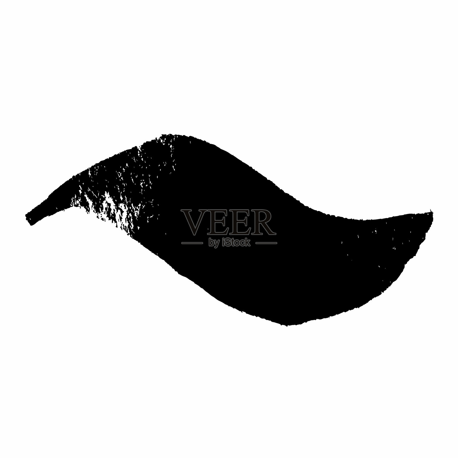 Grunge笔触设置插画图片素材