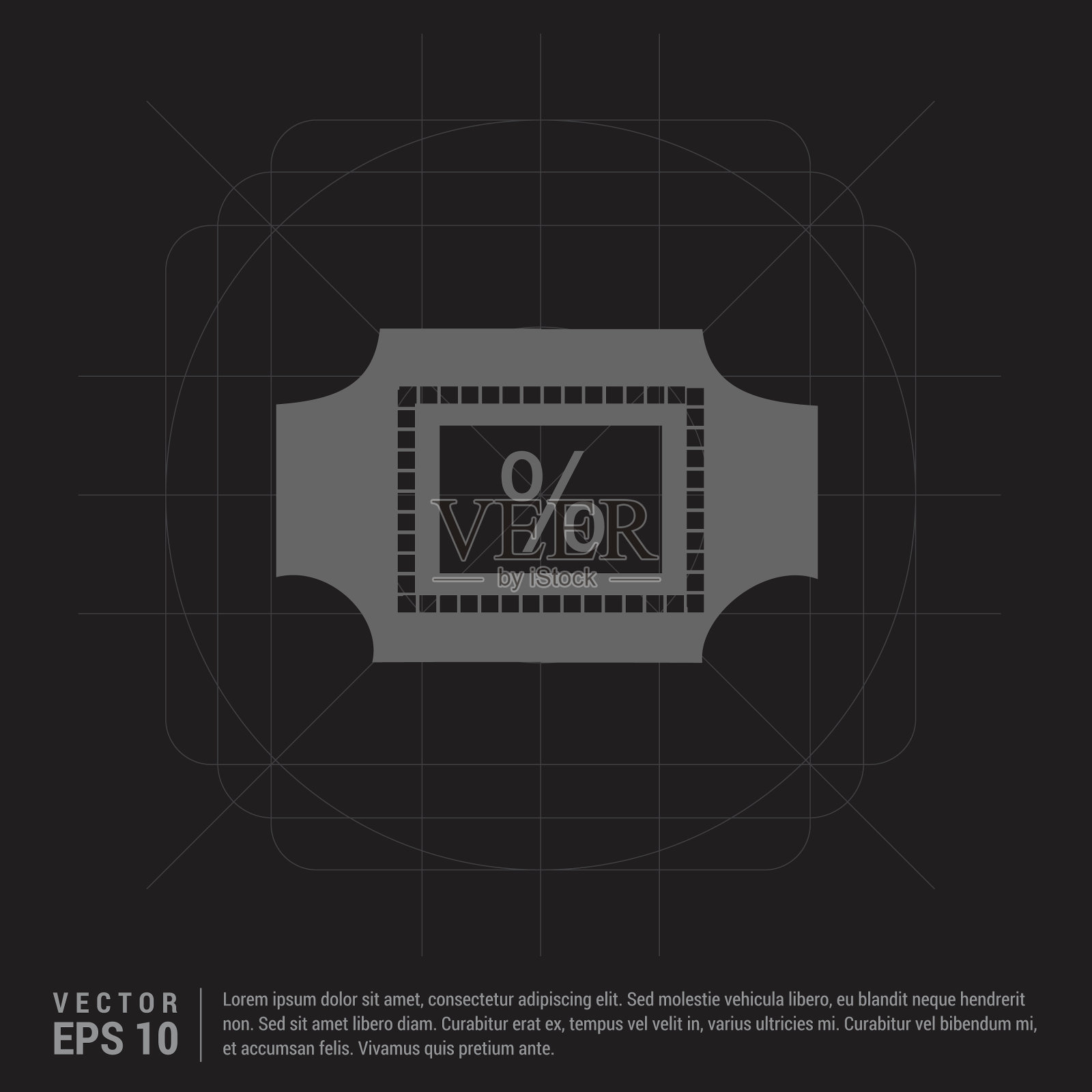 百分比图标插画图片素材