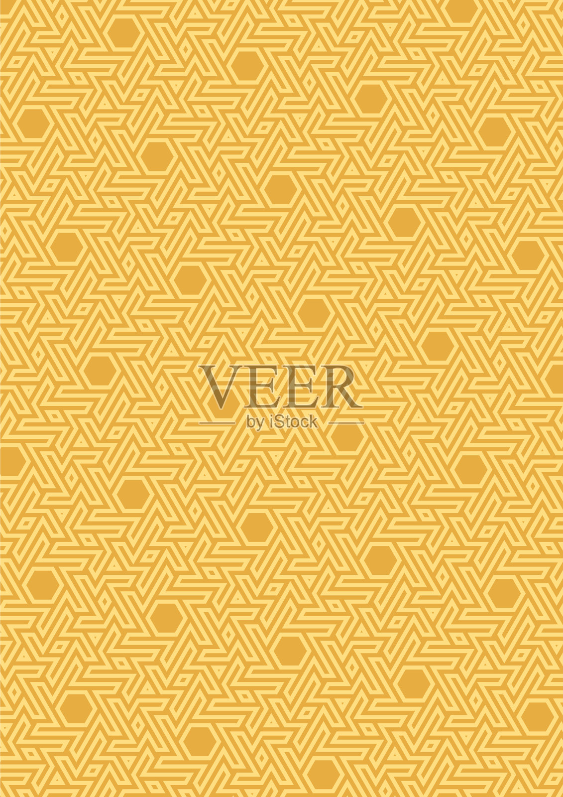 几何图案六角形网格插画图片素材