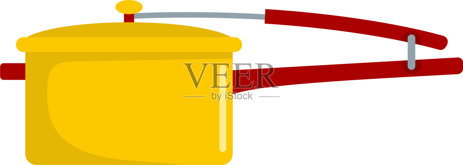 平底锅图标风格设计元素图片