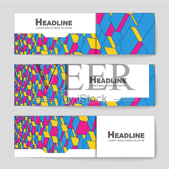 抽象布局的艺术背景设置插画图片素材