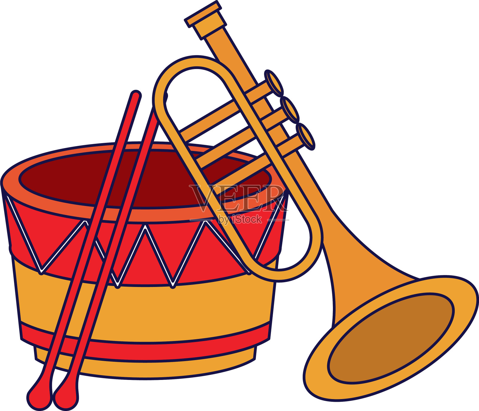 派对庆祝会卡通嘉年华插画图片素材