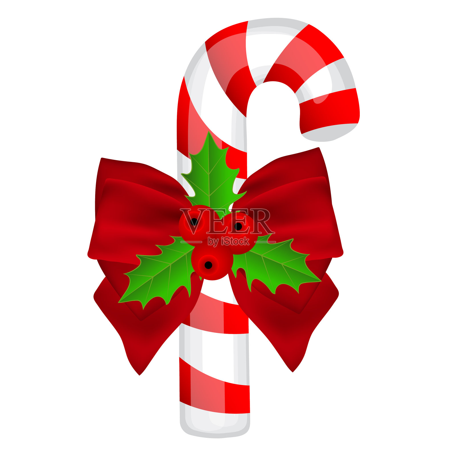 传统的圣诞糖果图标素材