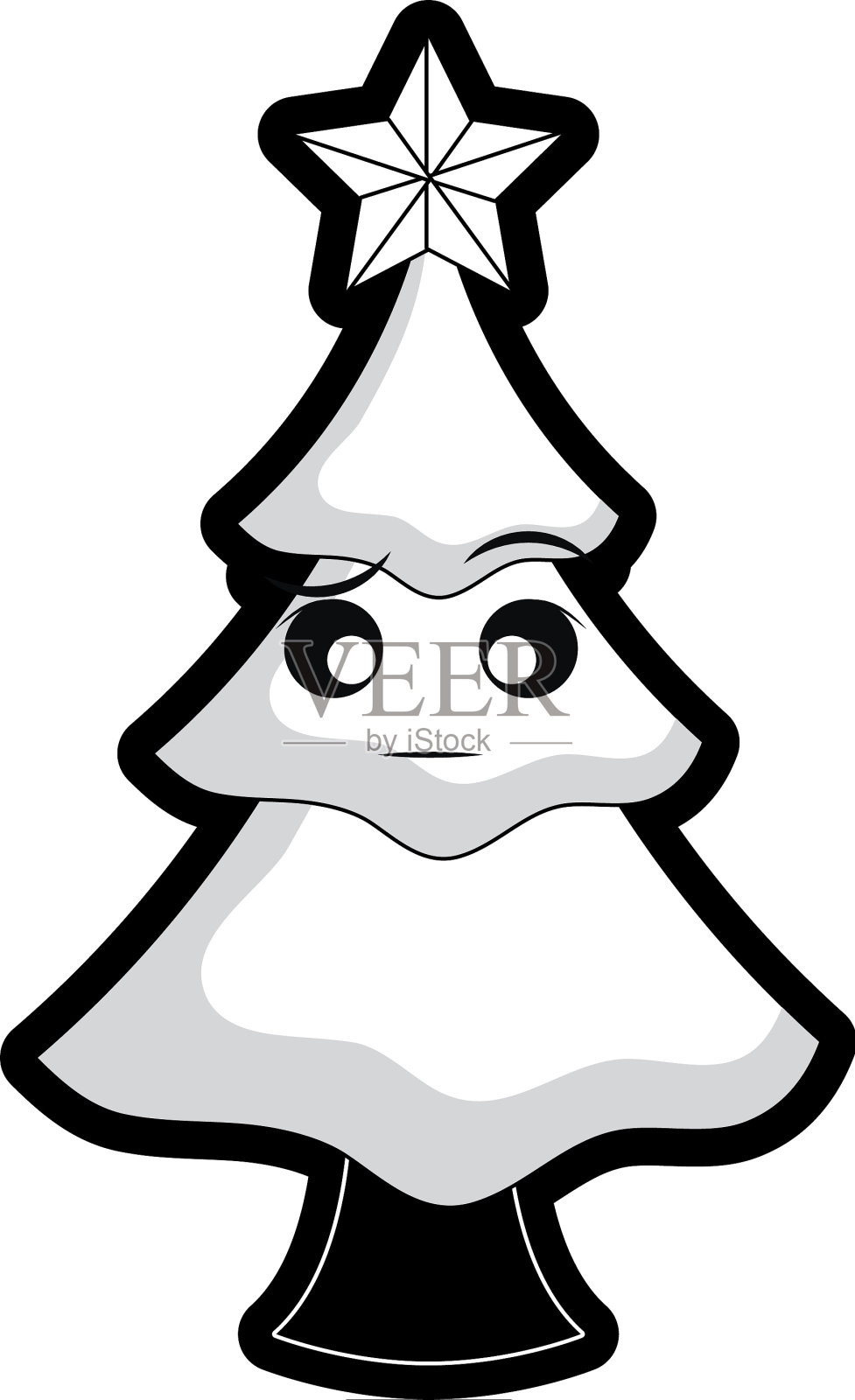 圣诞树设计元素图片