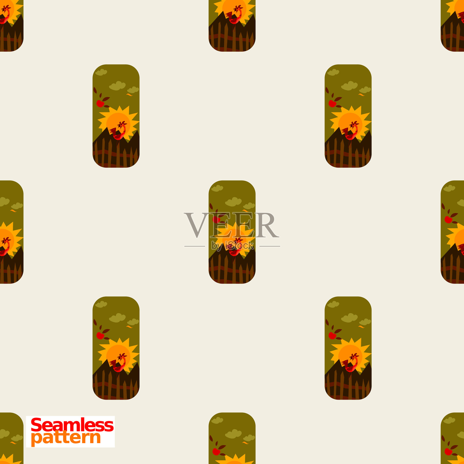 无缝模式插画图片素材