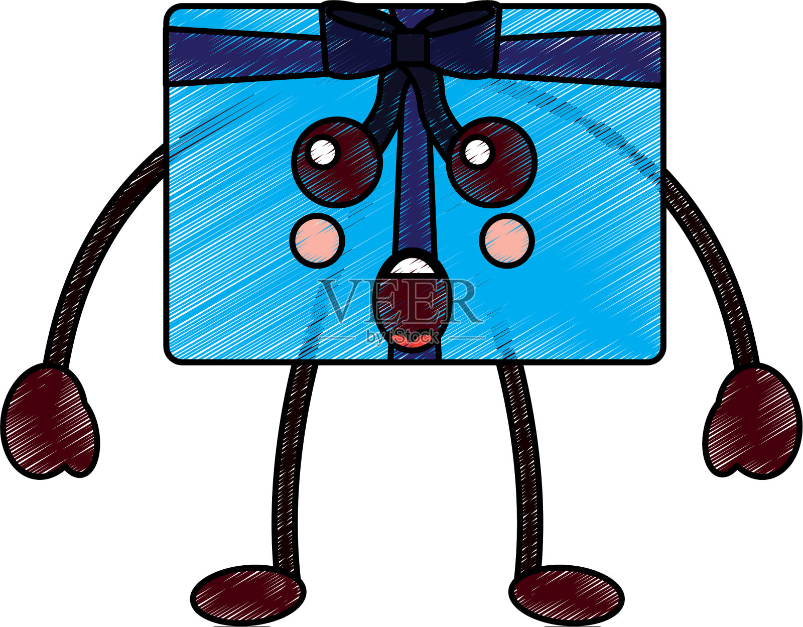 礼盒惊喜表情符号图像设计元素图片