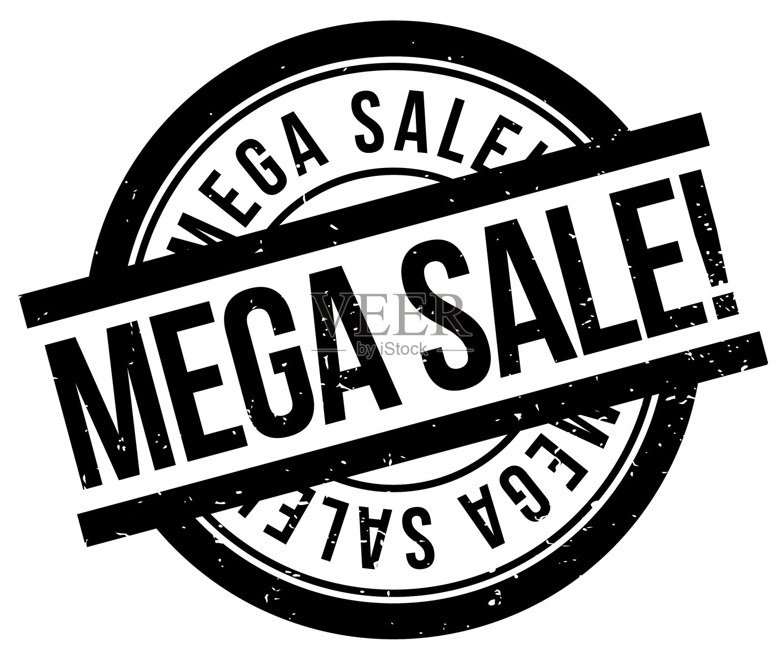 超级销售橡皮图章设计元素图片