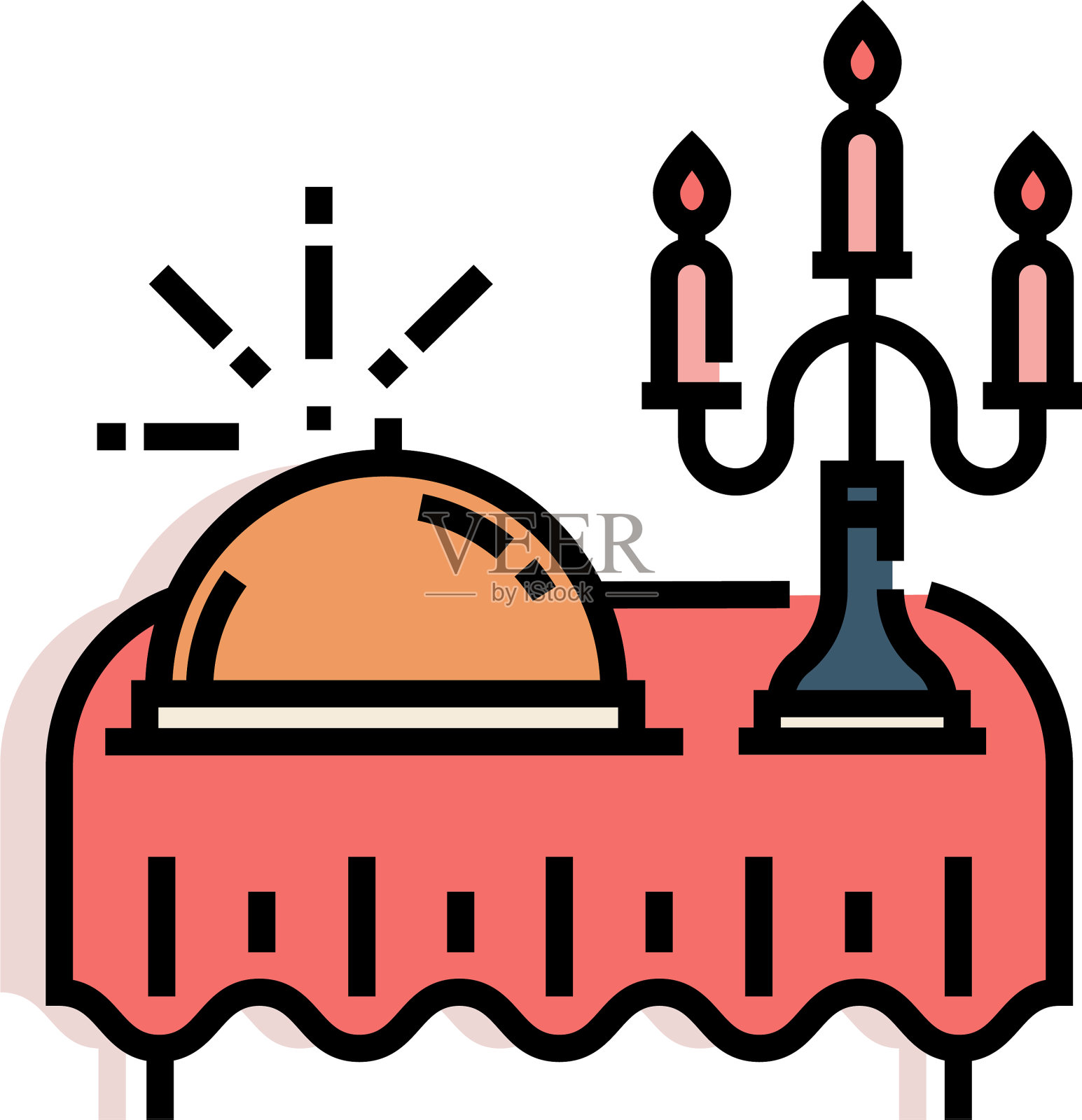 晚宴linecolor设计元素图片