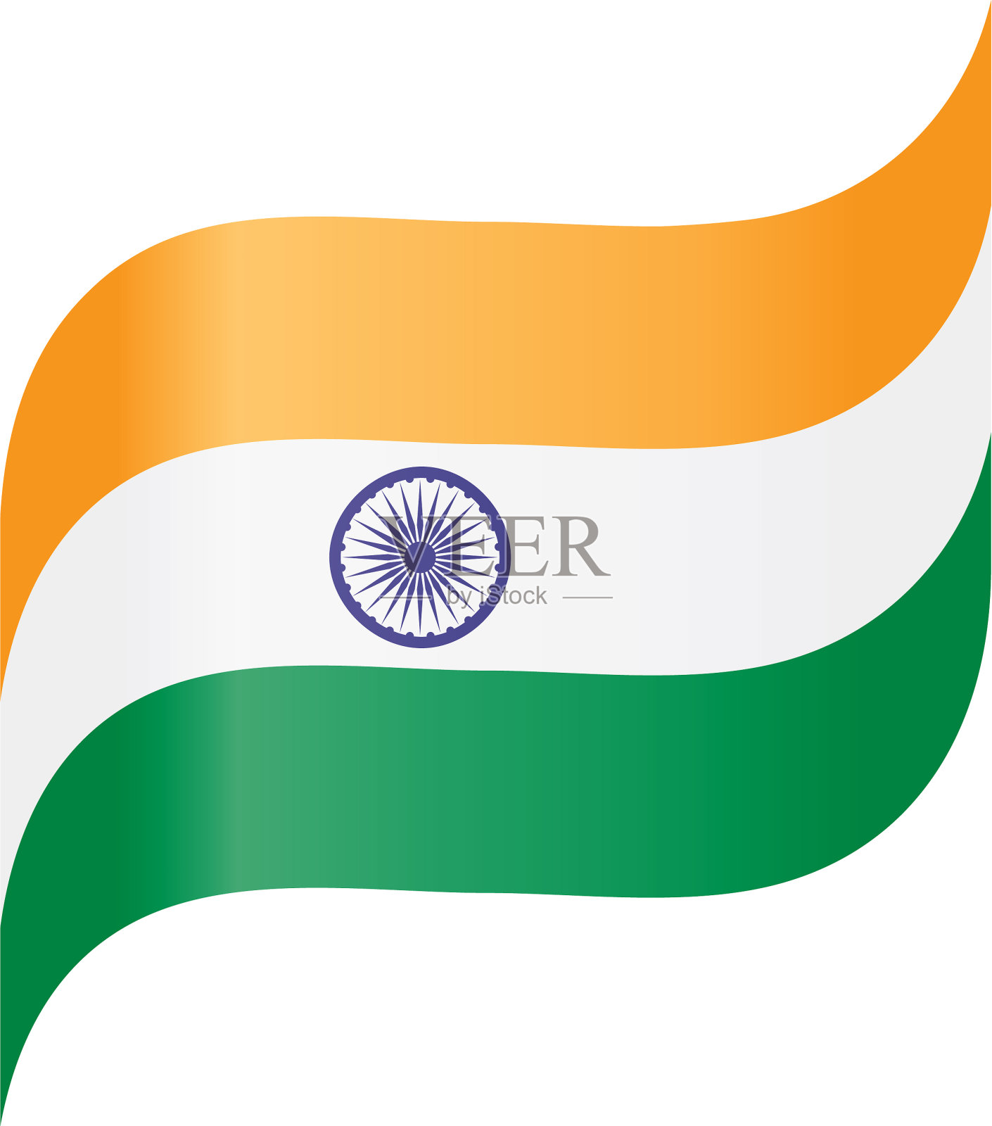 印度国旗设计元素图片