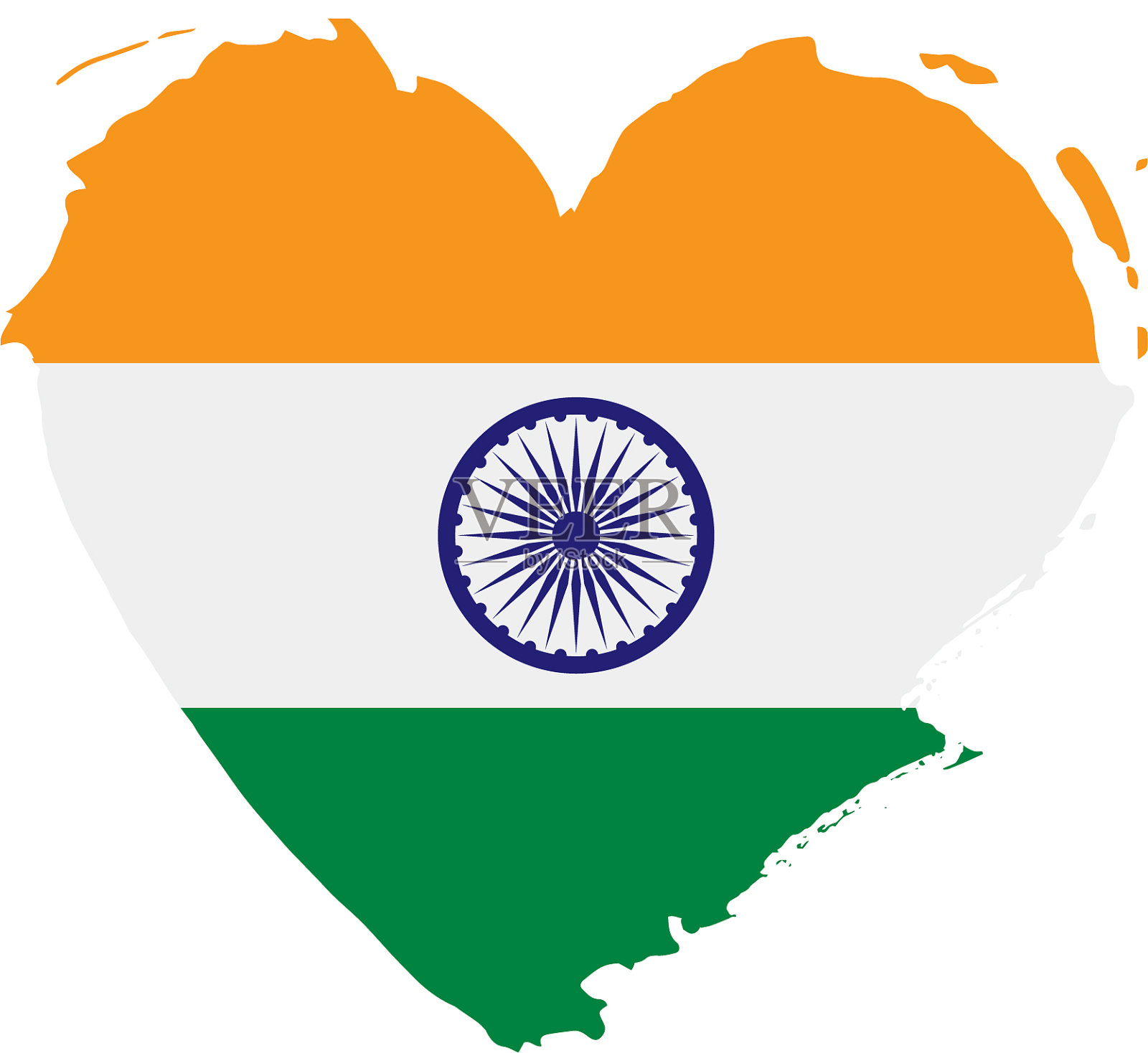 印度国旗设计元素图片