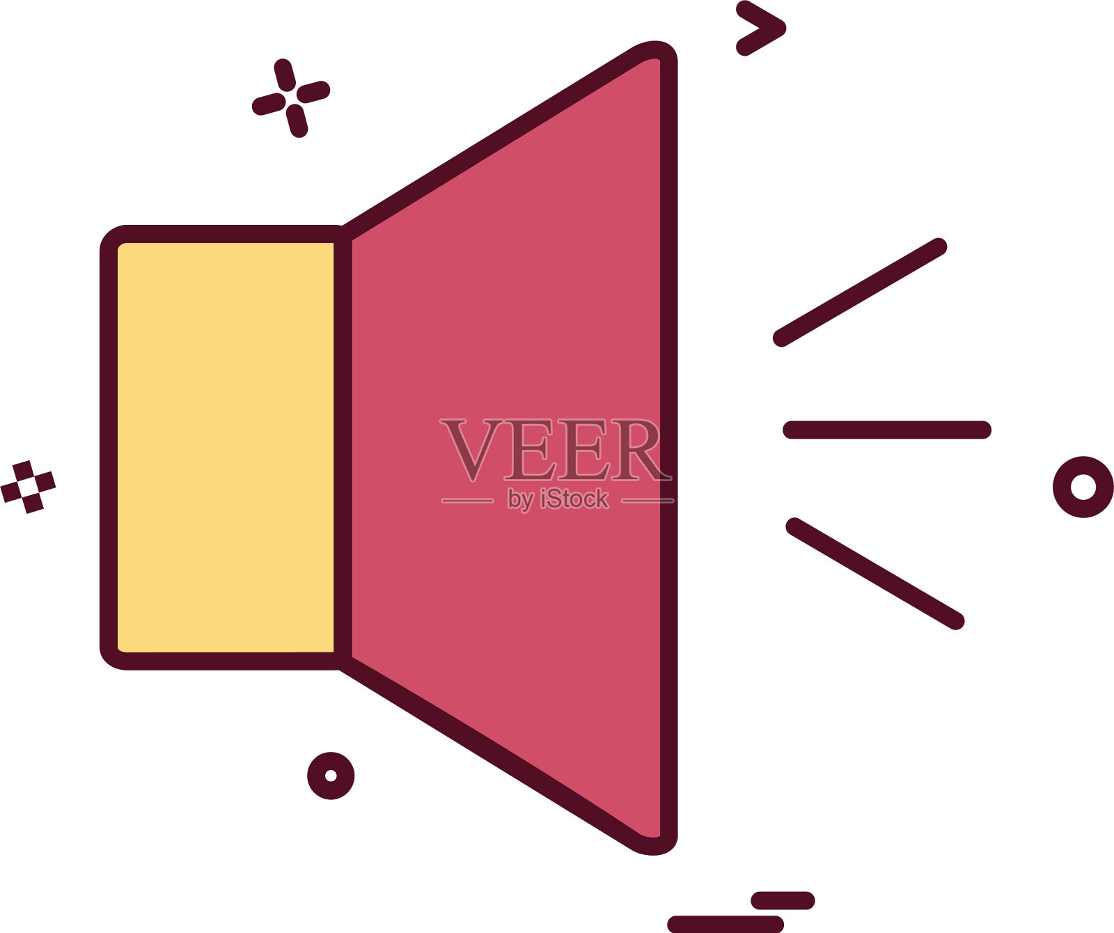 媒体图标设计插画图片素材