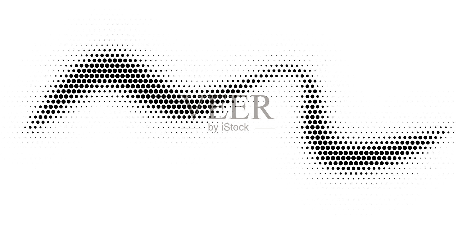 半色调点缀背景设计元素图片