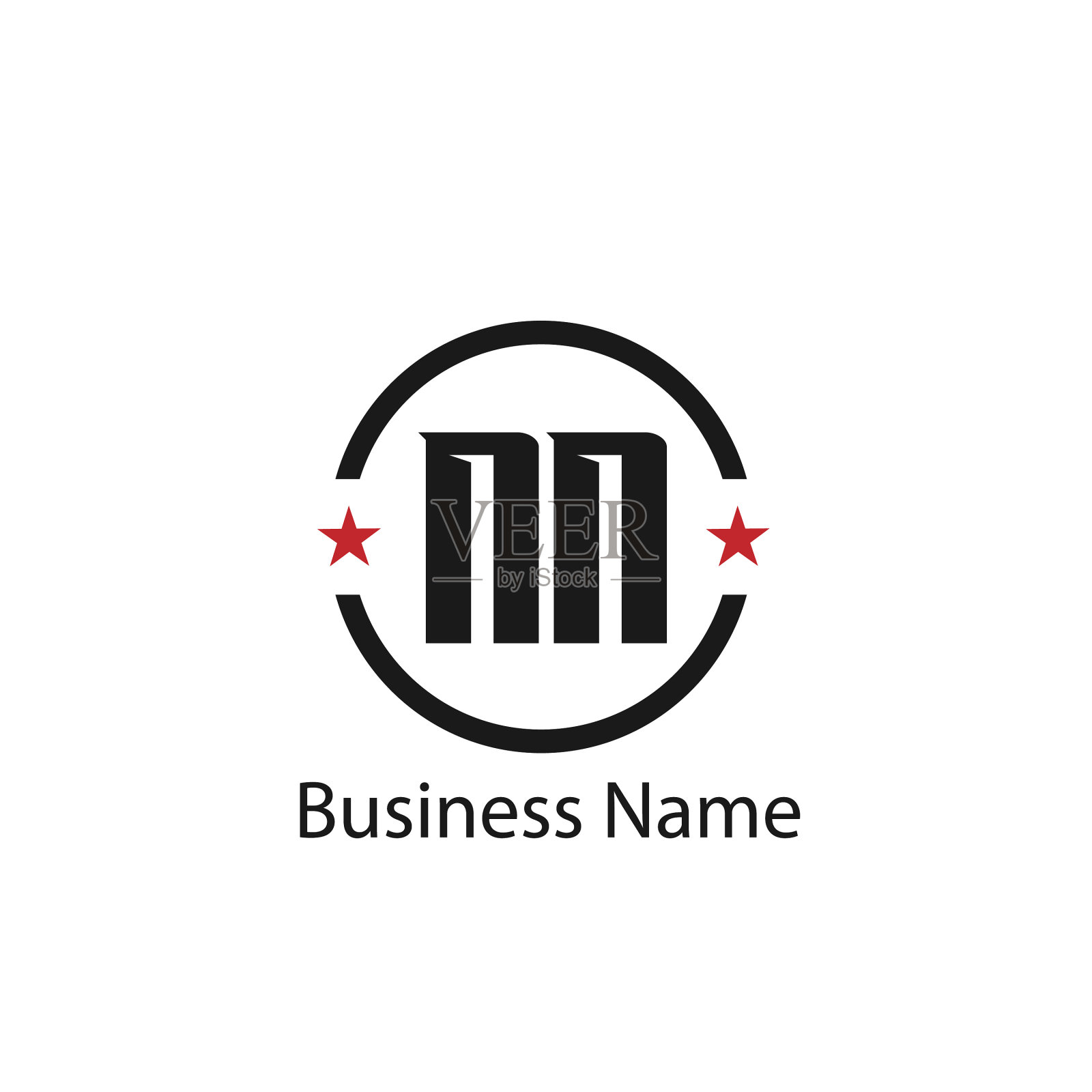 首字母nn标志模板设计插画图片素材