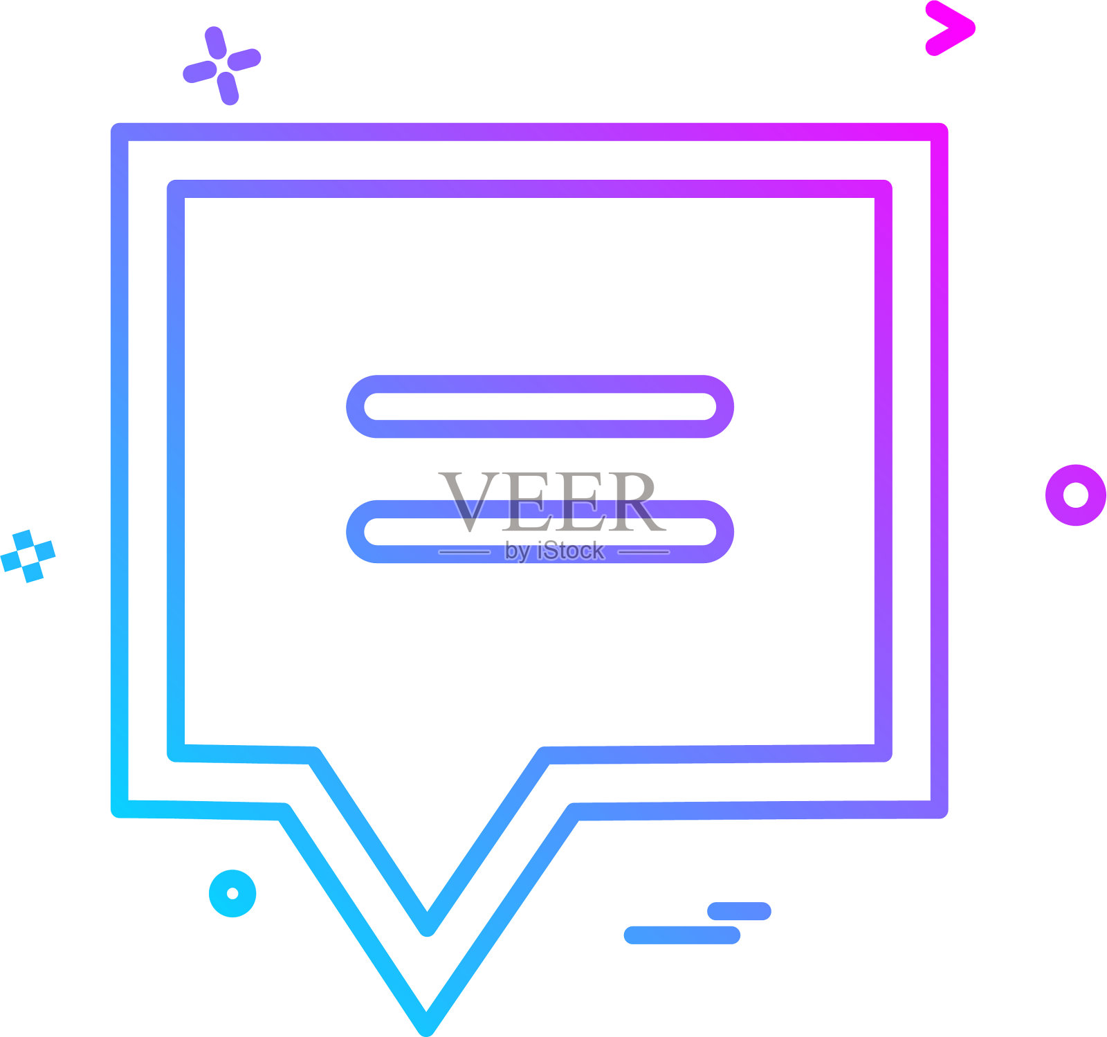 聊天图标设计插画图片素材