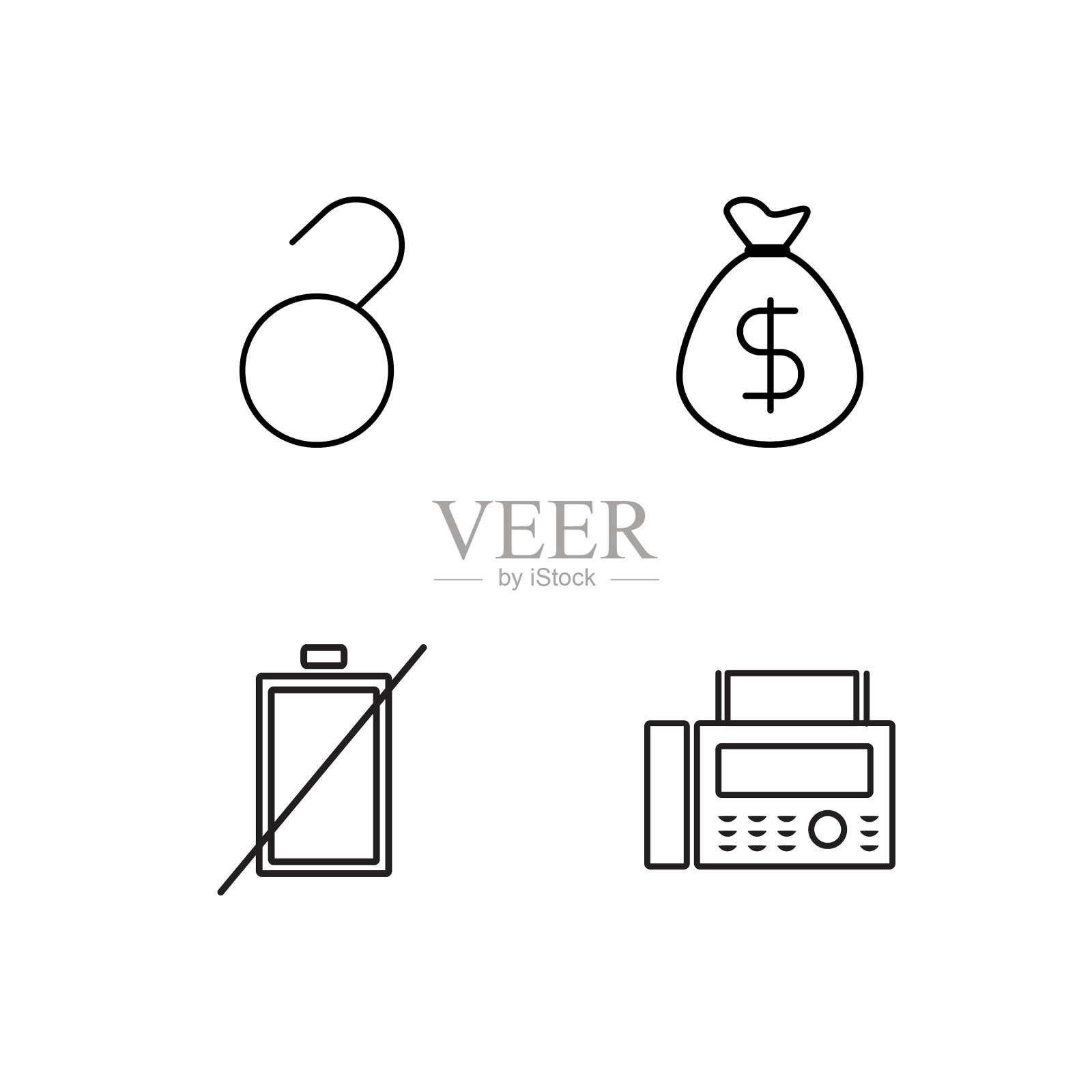 业务简单概述图标集图标素材