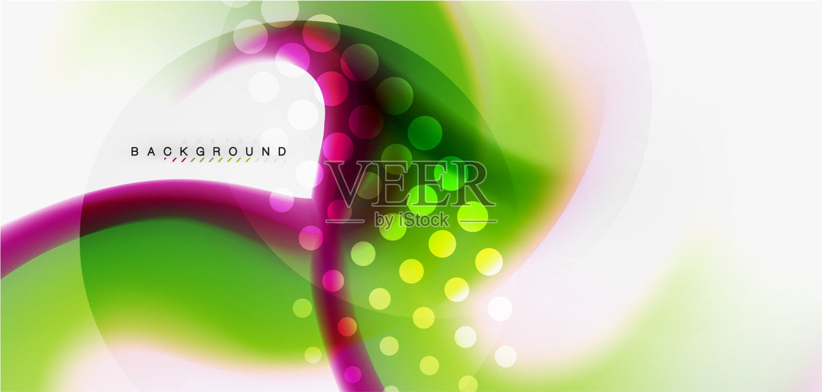 颜色流动波浪时尚液体设计模板插画图片素材