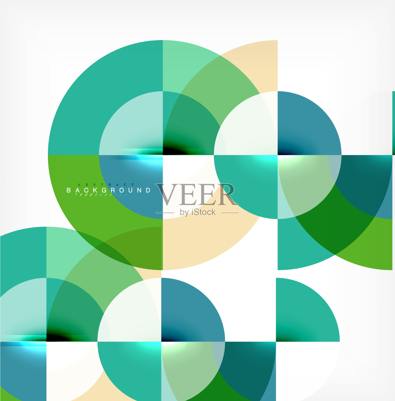 现代圆抽象背景插画图片素材