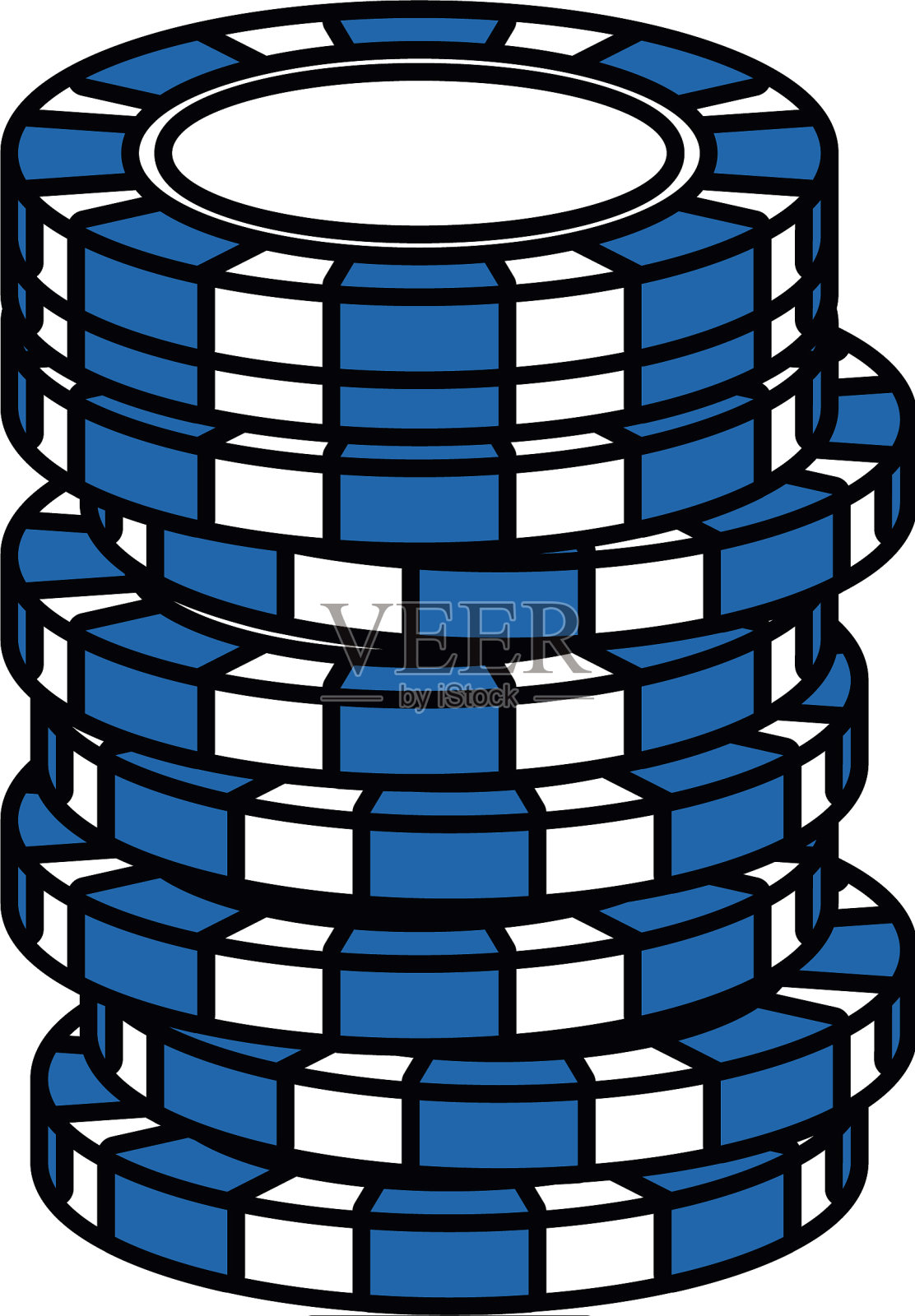 赌场的筹码插画图片素材