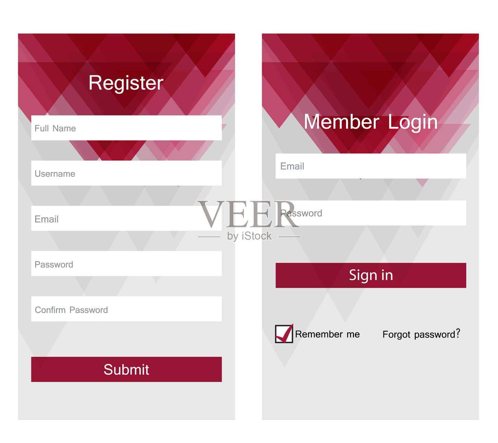 形式登录插画图片素材