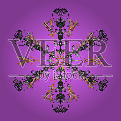 抽象颜色图片插画图片素材