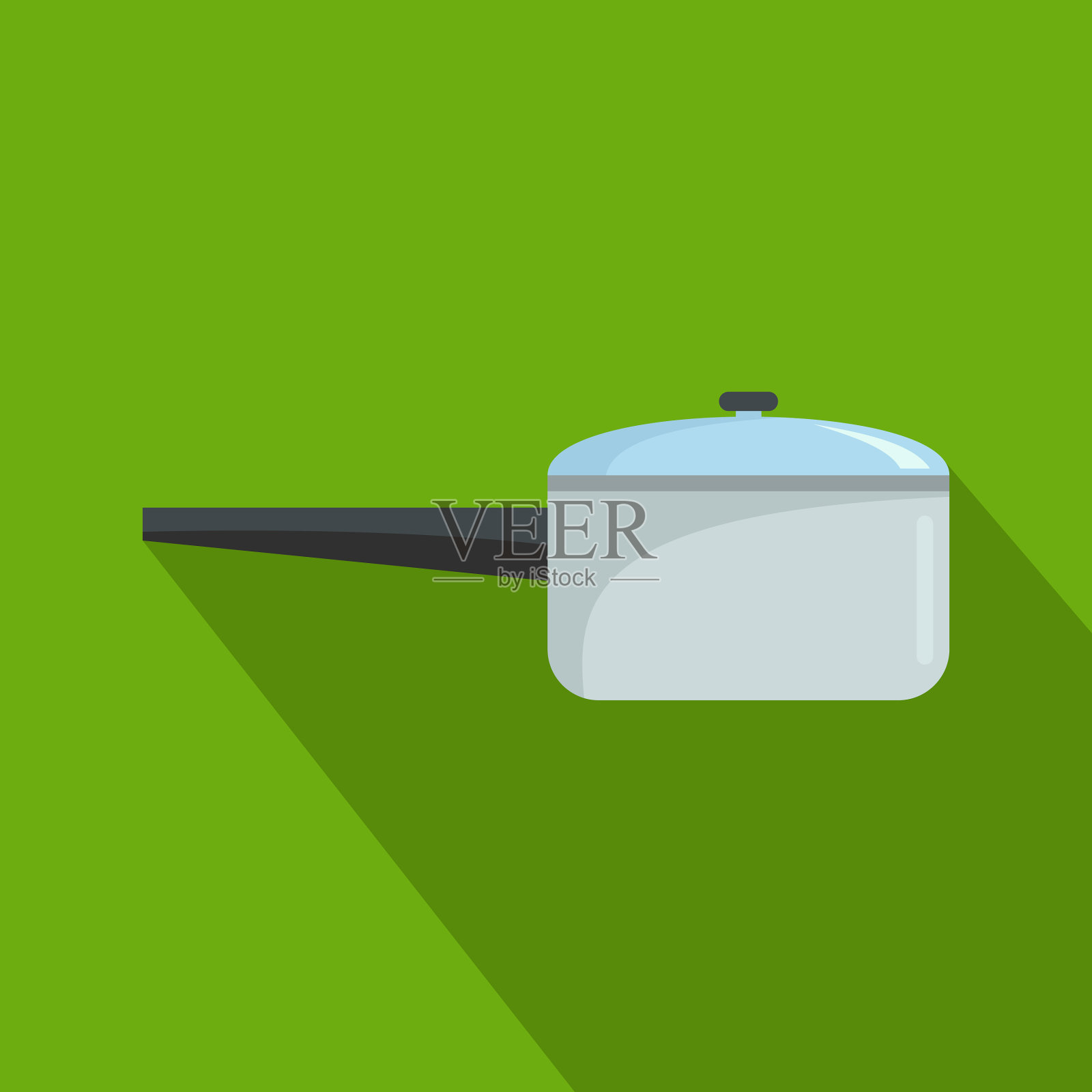 凸勺图标平式插画图片素材