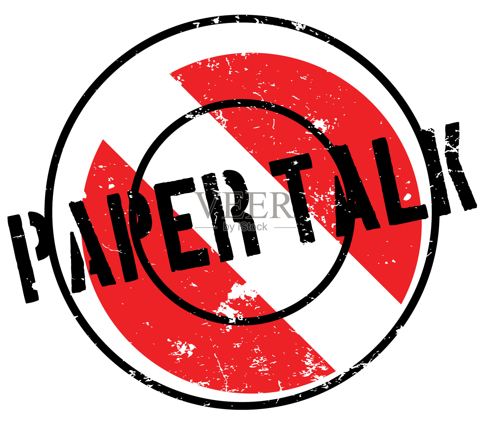 纸谈橡皮图章插画图片素材