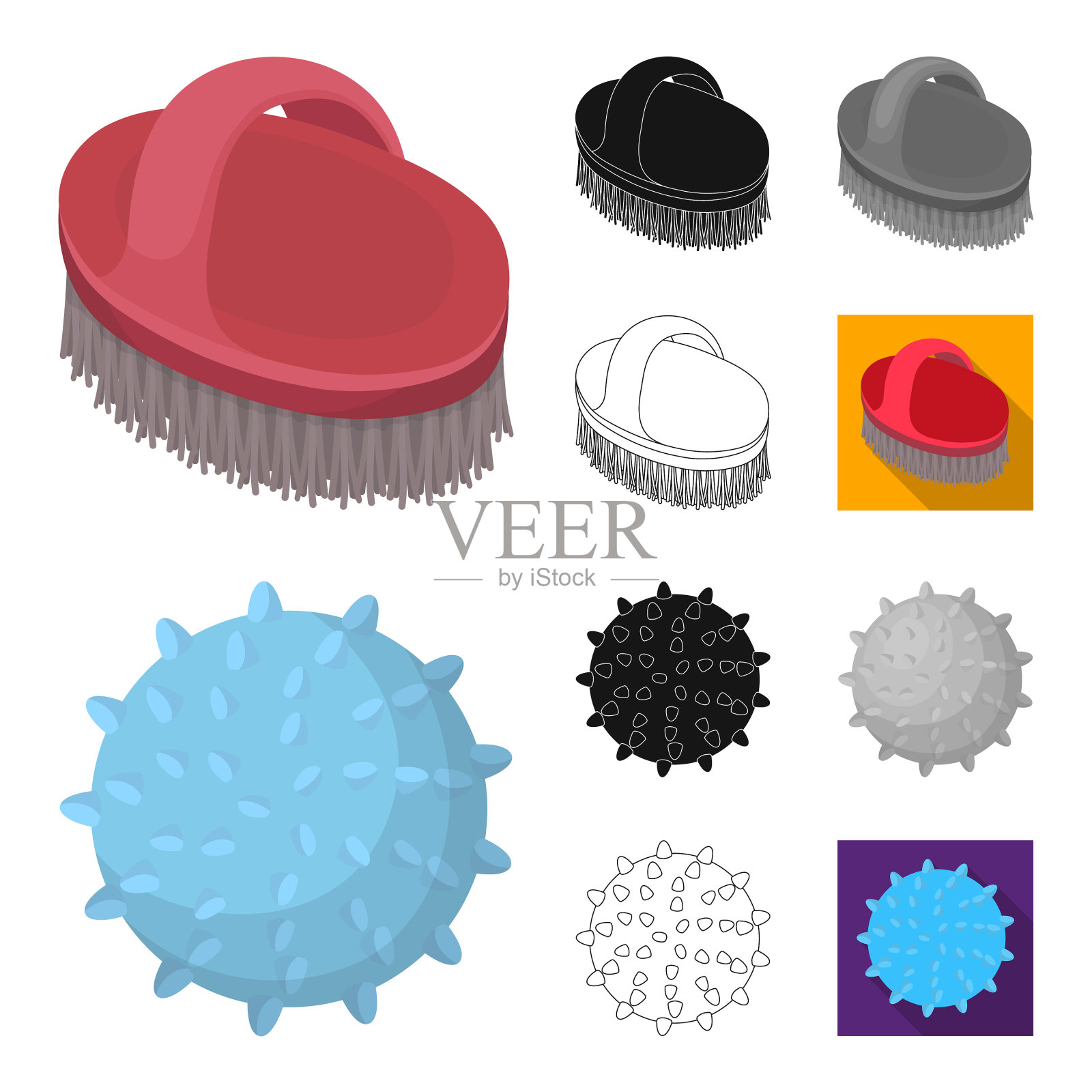 宠物店cartoonblackflatmonochromeoutline插画图片素材