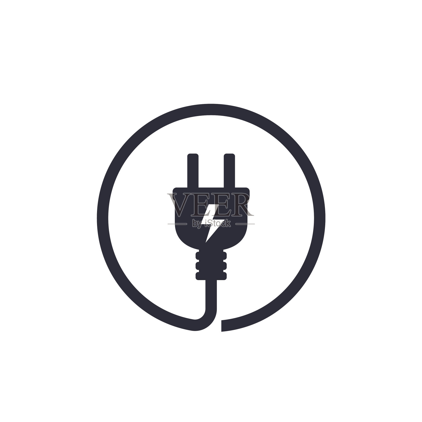 电插头图标图标素材