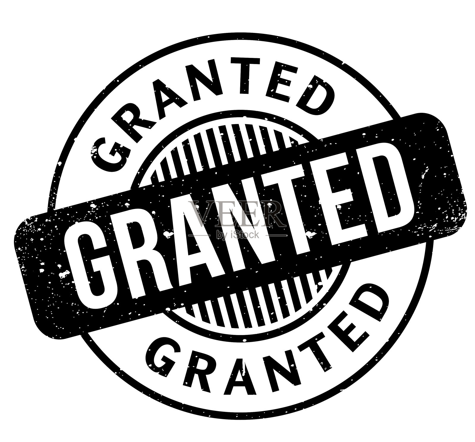 授予橡皮图章设计元素图片