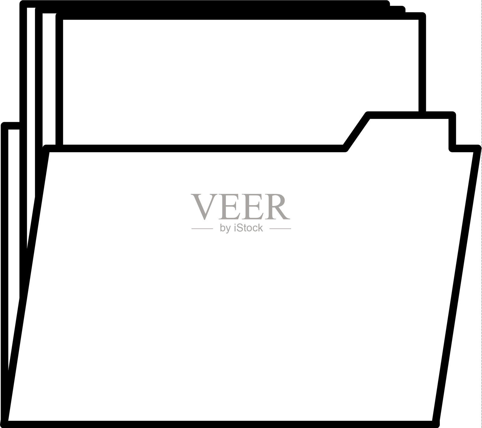 文件夹文件符号插画图片素材