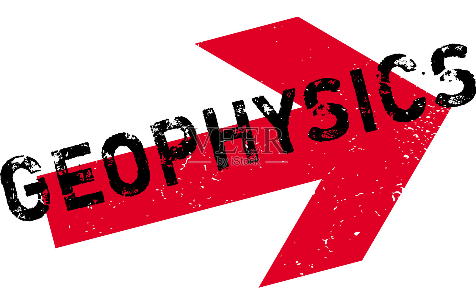 地球物理学橡皮图章插画图片素材