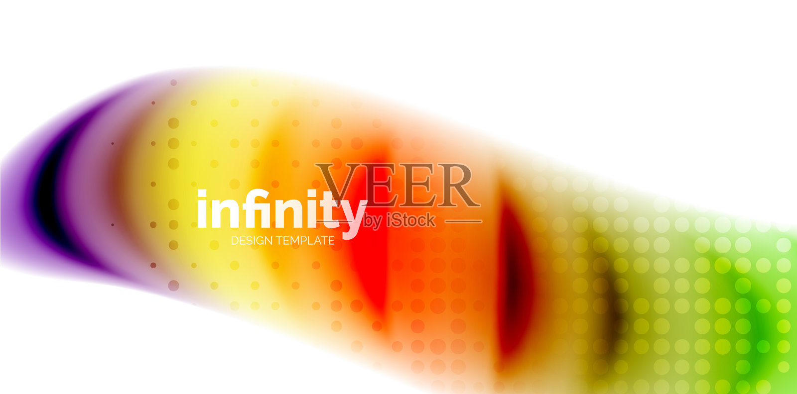 凝胶果冻流体流动彩虹般的液体设计元素图片