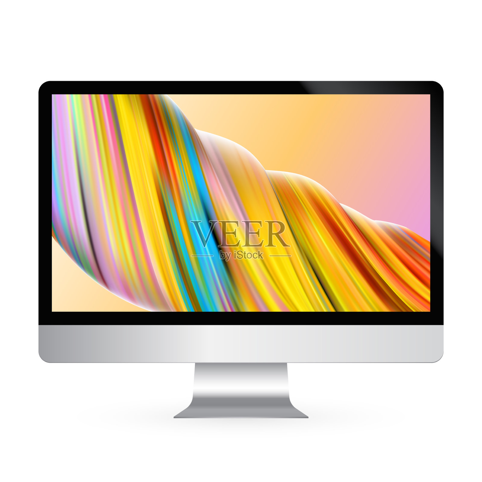 计算机显示彩色屏幕模型设计元素图片