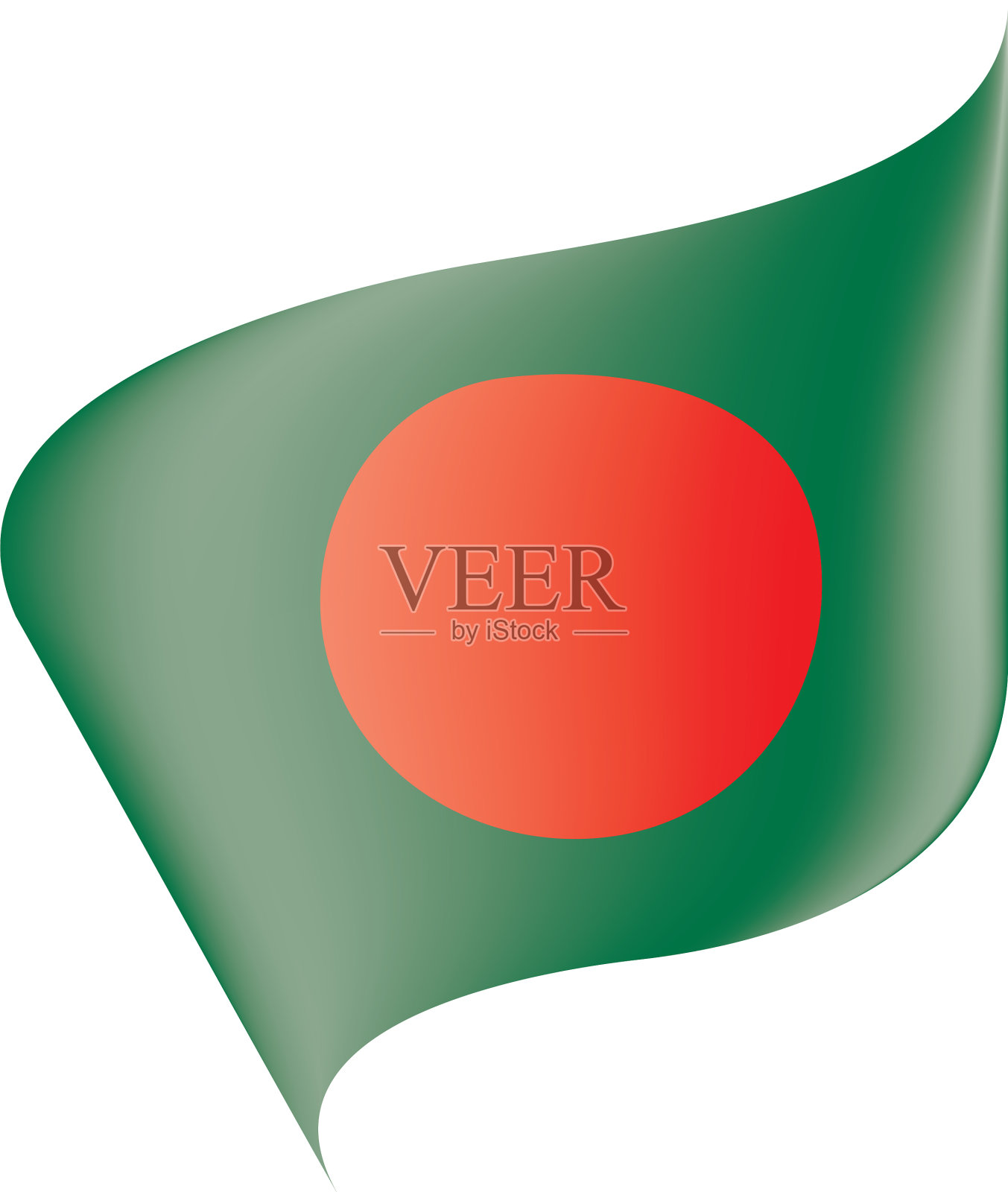 孟加拉国旗设计元素图片