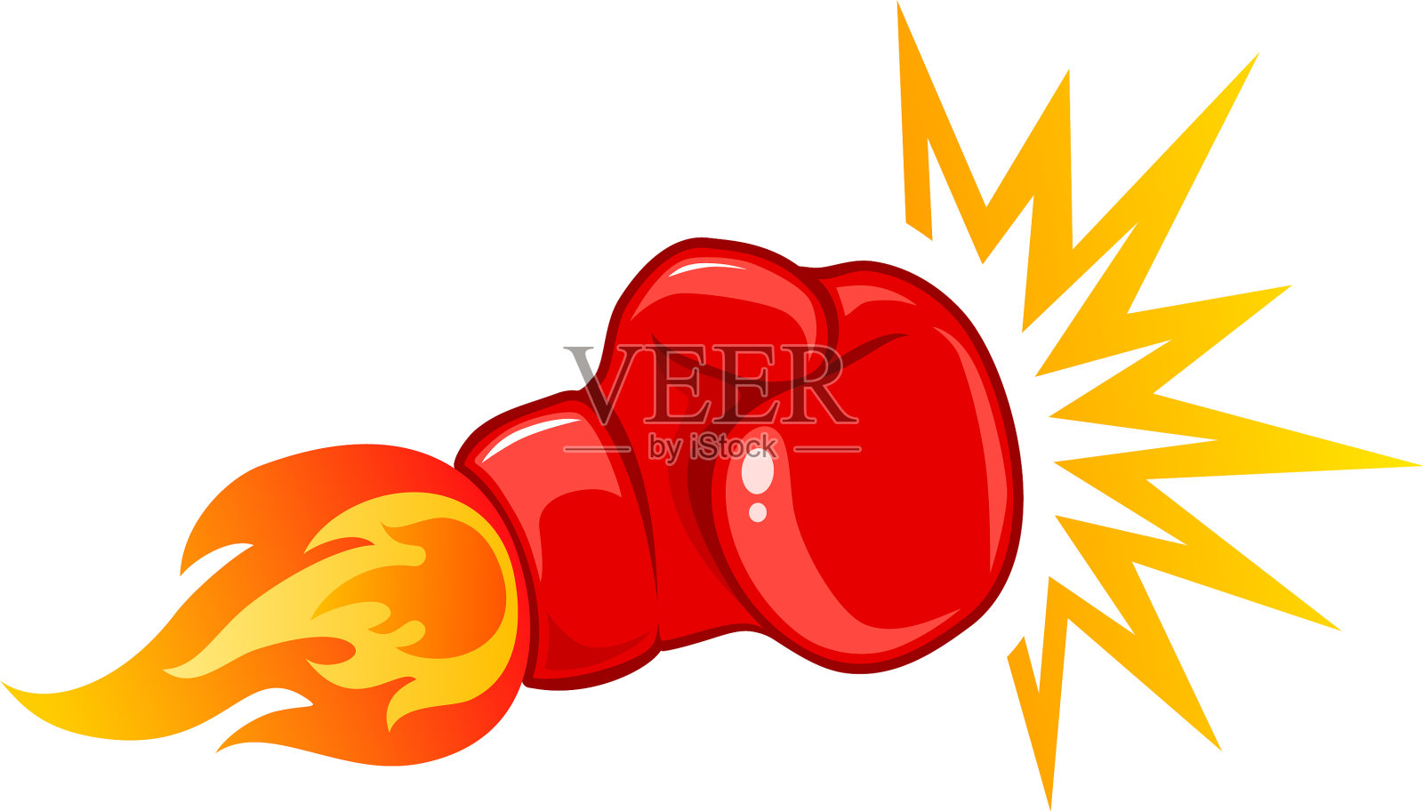 经典的拳击标志插画图片素材