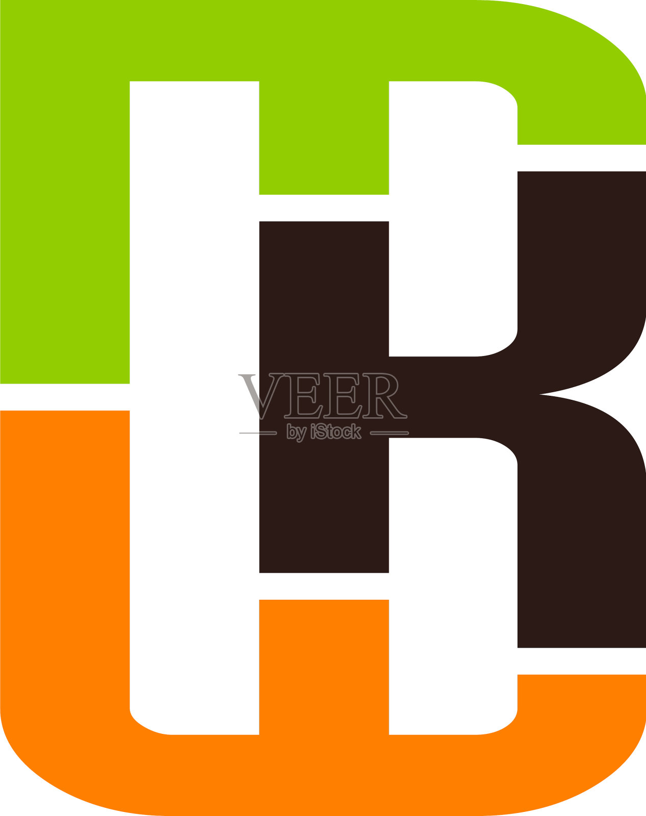 现代解决字母m w k设计元素图片