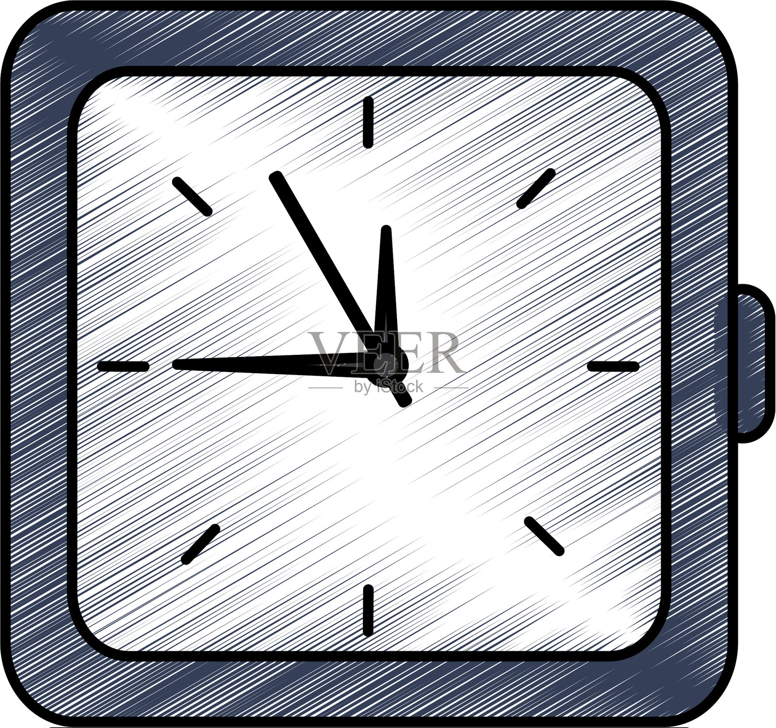 时间图标的图像插画图片素材